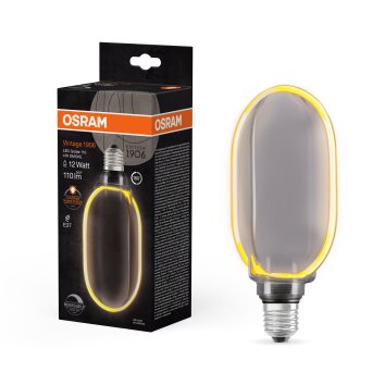Lámparas Osram E27 LED 4 Watt blanco cálido regulable 110 Lumen