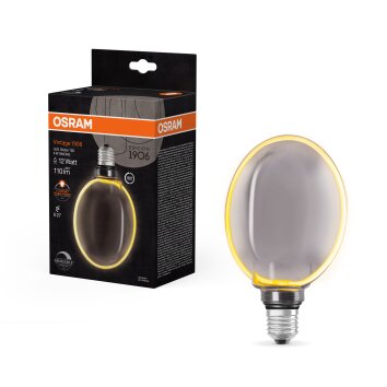 Lámparas Osram E27 LED 4 Watt blanco cálido regulable 110 Lumen