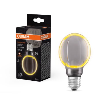 Lámparas Osram E27 LED 4 Watt blanco cálido regulable 110 Lumen