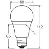 Lámparas Osram E27 LED 10 Watt blanco neutro 1055 Lumen