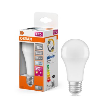 Lámparas Osram E27 LED 10 Watt blanco neutro 1055 Lumen