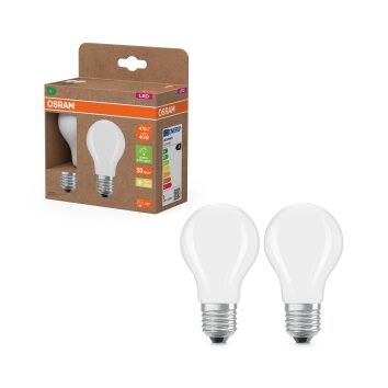 Lámparas Osram E27 2.2 Watt blanco cálido 470 Lumen
