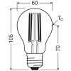 Lámparas Osram E27 3.8 Watt blanco neutro 806 Lumen