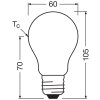 Lámparas Osram E27 2.2 Watt blanco cálido regulable 470 Lumen