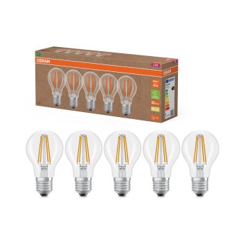 Lámparas Osram E27 3.8 Watt blanco cálido 806 Lumen