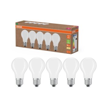 Lámparas Osram E27 3.8 Watt blanco cálido 806 Lumen
