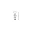 Lámparas Osram E27 1 Watt blanco cálido 136 Lumen