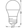Lámparas Osram E27 4.9 Watt regulable 470 Lumen