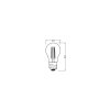 Lámparas Osram E27 LED 4.5 Watt blanco neutro 470 Lumen