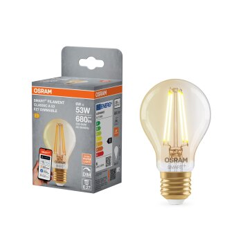 Lámparas Osram E27 LED 6 Watt blanco neutro regulable 680 Lumen
