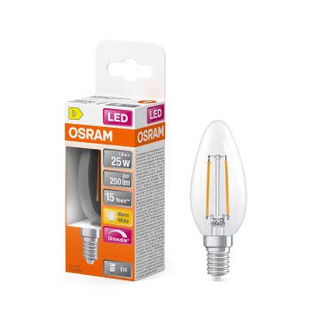Lámparas Osram E14 LED 2.8 Watt blanco neutro regulable 250 Lumen