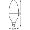 Lámparas Osram E14 4.9 Watt blanco cálido regulable 470 Lumen