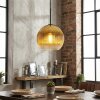 Koyoto Lámparas suspendidas, Luminarias esféricas, Lámparas colgantes 12 cm dorado, Transparente, 1 luz