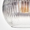 Koyoto Lámparas suspendidas, Luminarias esféricas, Lámparas colgantes Transparente, Ahumado, 1 luz