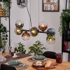 Gastor Lámparas suspendidas, Luminarias esféricas, Lámparas colgantes Azul, Verde, Transparente, Color cobre, 8 luces