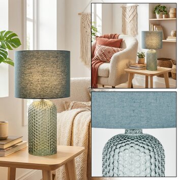 Fonil Lámparas de mesa Azul, 1 luz