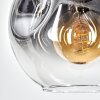 Ripoll Lámparas suspendidas, Luminarias esféricas, Lámparas colgantes Transparente, Ahumado, 1 luz