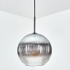 Koyoto Lámparas suspendidas, Luminarias esféricas, Lámparas colgantes Transparente, Ahumado, 1 luz