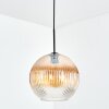 Koyoto Lámparas suspendidas, Luminarias esféricas, Lámparas colgantes Colores ámbar, Transparente, 1 luz
