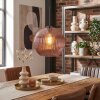 Koyoto Lámparas suspendidas, Luminarias esféricas, Lámparas colgantes Color cobre, 1 luz