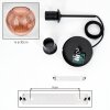 Koyoto Lámparas suspendidas, Luminarias esféricas, Lámparas colgantes Color cobre, 1 luz