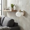 Lumox Apliques, Spot de pared Beige, Negro, 1 luz