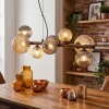 Chehalis Lámparas suspendidas, Luminarias esféricas, Lámparas colgantes Colores ámbar, Ahumado, 8 luces