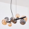Chehalis Lámparas suspendidas, Luminarias esféricas, Lámparas colgantes Colores ámbar, Ahumado, 8 luces
