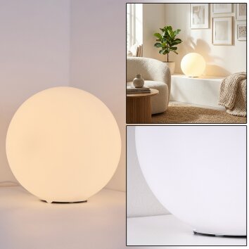 Cochuna Luminarias esféricas, Lámparas de mesa Blanca, 1 luz