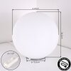 Cochuna Luminarias esféricas, Lámparas de mesa Blanca, 1 luz