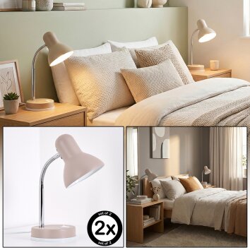 Gamor Lámparas de escritorio, Lámparas de mesa Color arena, 1 luz