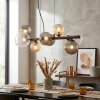 Chehalis Lámparas suspendidas, Luminarias esféricas, Lámparas colgantes Colores ámbar, Transparente, Ahumado, 8 luces