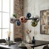 Chehalis Lámparas suspendidas, Luminarias esféricas, Lámparas colgantes Azul, Cromo, Verde, Color cobre, Ahumado, 8 luces