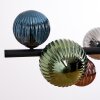 Chehalis Lámparas suspendidas, Luminarias esféricas, Lámparas colgantes Azul, Verde, Color cobre, Ahumado, 8 luces