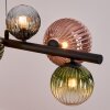 Chehalis Lámparas suspendidas, Luminarias esféricas, Lámparas colgantes Azul, Verde, Transparente, Color cobre, 8 luces
