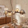 Chehalis Lámparas suspendidas, Luminarias esféricas, Lámparas colgantes Colores ámbar, Transparente, Ahumado, 8 luces
