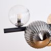 Chehalis Lámparas suspendidas, Luminarias esféricas, Lámparas colgantes Colores ámbar, Transparente, Ahumado, 8 luces