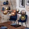 Chehalis Lámparas suspendidas, Luminarias esféricas, Lámparas colgantes Azul, Cromo, Verde, Transparente, Color cobre, Ahumado, 8 luces