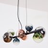Chehalis Lámparas suspendidas, Luminarias esféricas, Lámparas colgantes Azul, Cromo, Verde, Transparente, Color cobre, Ahumado, 8 luces