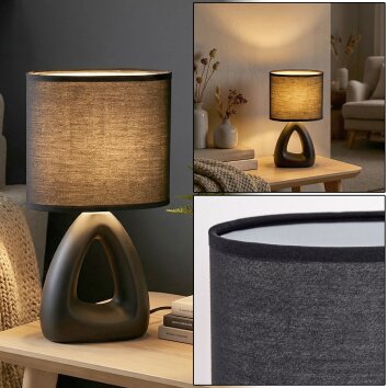 Garin Lámparas de mesa Negro, 1 luz