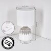 Mirvel Lámparas de mesa Gris, Blanca, 1 luz