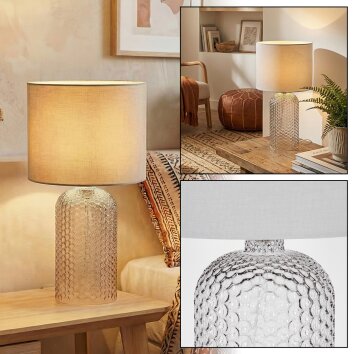 Fonil Lámparas de mesa Colores ahumados, Transparente, claro, 1 luz