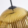 Koyoto Lámparas suspendidas, Luminarias esféricas, Lámparas colgantes dorado, Transparente, 4 luces