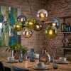 Gastor Lámparas suspendidas, Luminarias esféricas, Lámparas colgantes Azul, Cromo, Verde, Ahumado, 8 luces