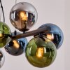 Gastor Lámparas suspendidas, Luminarias esféricas, Lámparas colgantes Azul, Cromo, Verde, Ahumado, 8 luces