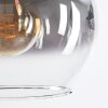 Koyoto Lámparas suspendidas, Luminarias esféricas, Lámparas colgantes Colores ámbar, Transparente, Ahumado, 3 luces