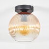 Koyoto Plafones, Luminarias esféricas 20 cm Colores ámbar, Transparente, 1 luz