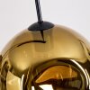 Ripoll Lámparas suspendidas, Luminarias esféricas, Lámparas colgantes dorado, 4 luces