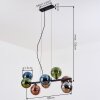 Gastor Lámparas suspendidas, Luminarias esféricas, Lámparas colgantes Azul, Cromo, Verde, Color cobre, Ahumado, 8 luces