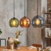 Koyoto Lámparas suspendidas, Luminarias esféricas, Lámparas colgantes Azul, Verde, Color cobre, 3 luces